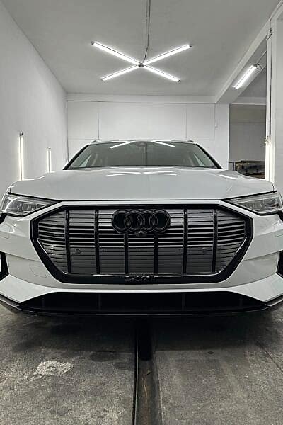 audi e-tron антихром полировка кузова