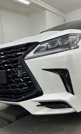 покраска бампера lx570
