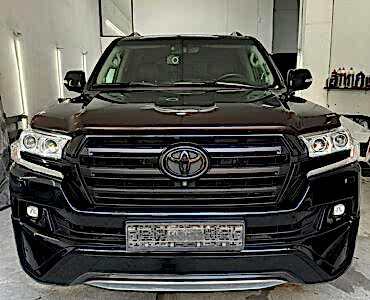 Антихром Land cruiser 200-покраска бамперов