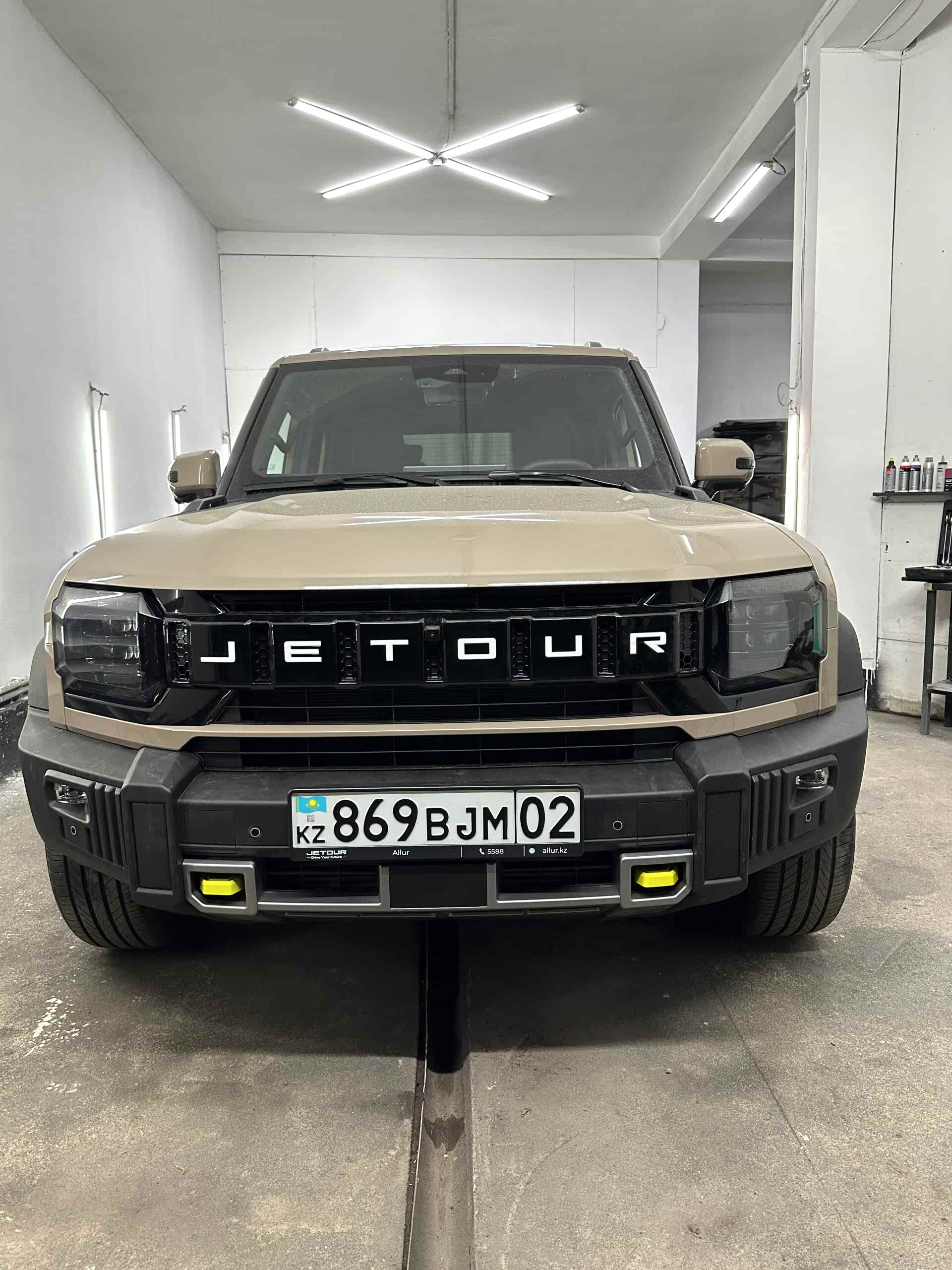 Jetour t2 установка сетки врешетку радиатора и бампер